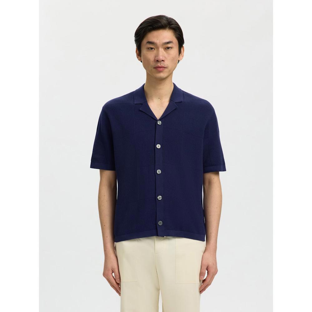Selected Ace Short Sleeve Relaxed Resort Cardigan